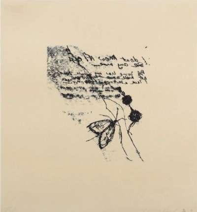 Tracey Emin: Moth - Signed Print