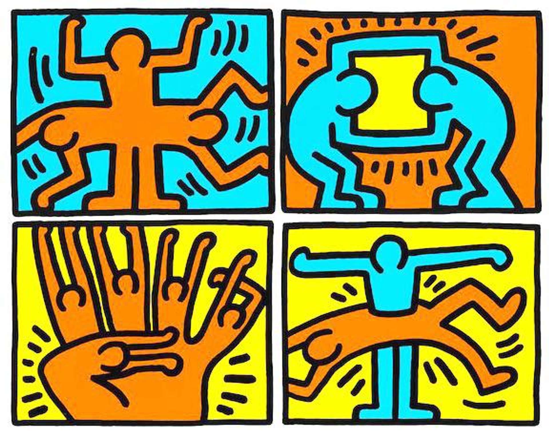 Pop Shop Quad VI by Keith Haring - MyArtBroker 