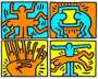 Keith Haring: Pop Shop Quad VI - Signed Print