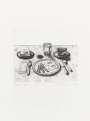 Wayne Thiebaud: Bacon And Eggs - Signed Print