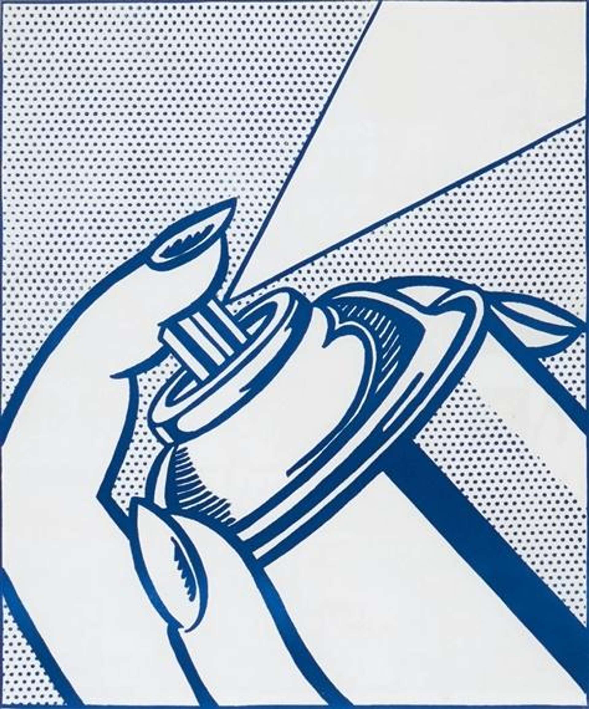 Roy Lichtenstein: Spray Can - Signed Print