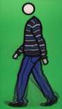 Julian Opie: Jeremy Walking in Stripy Jumper - Signed Print