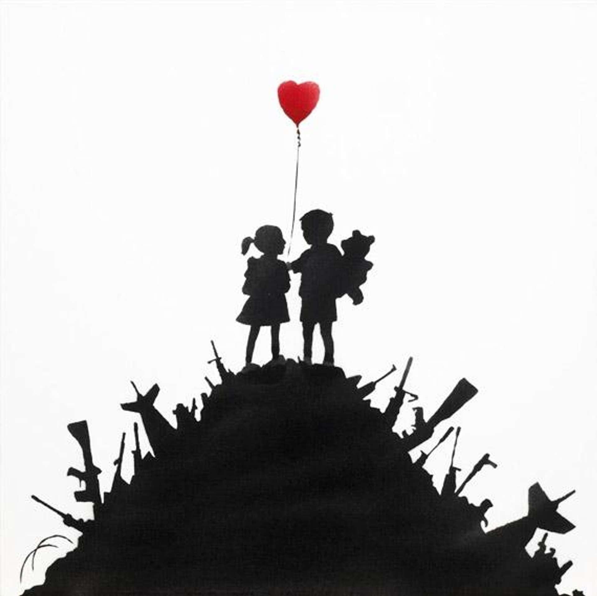 Kids On Guns by Banksy - MyArtBroker