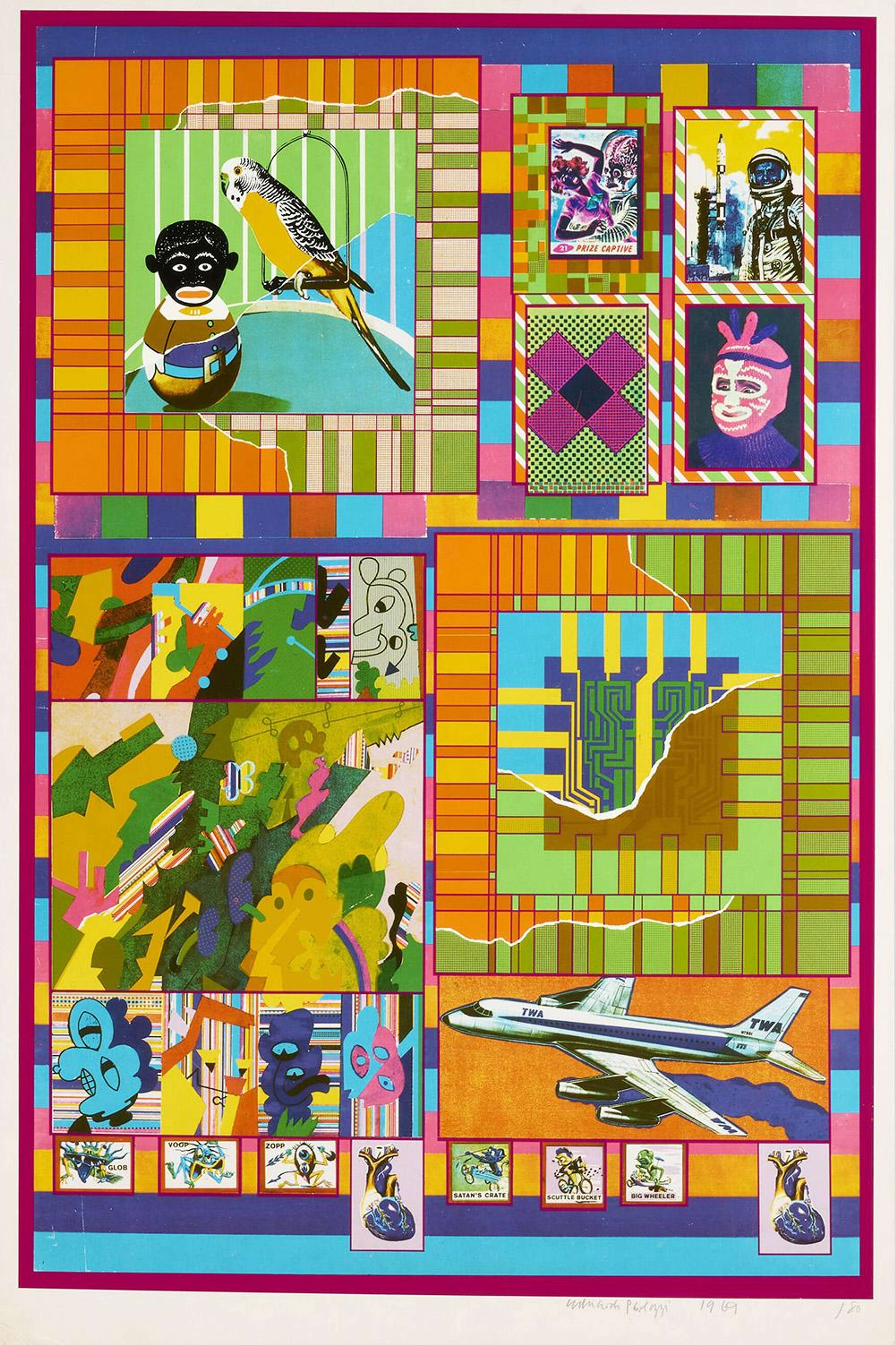 Signs Of Death And Decay In The Sky - Signed Print by Eduardo Paolozzi 1969 - MyArtBroker