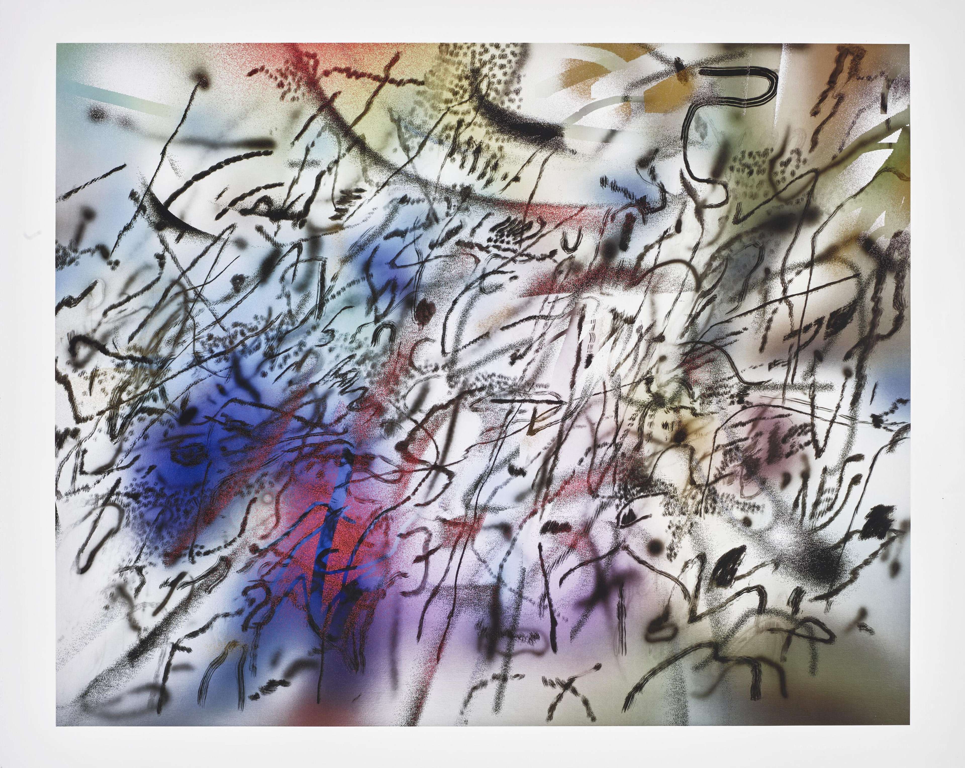 Among The Multitude III - Signed Print by Julie Mehretu 2022 - MyArtBroker