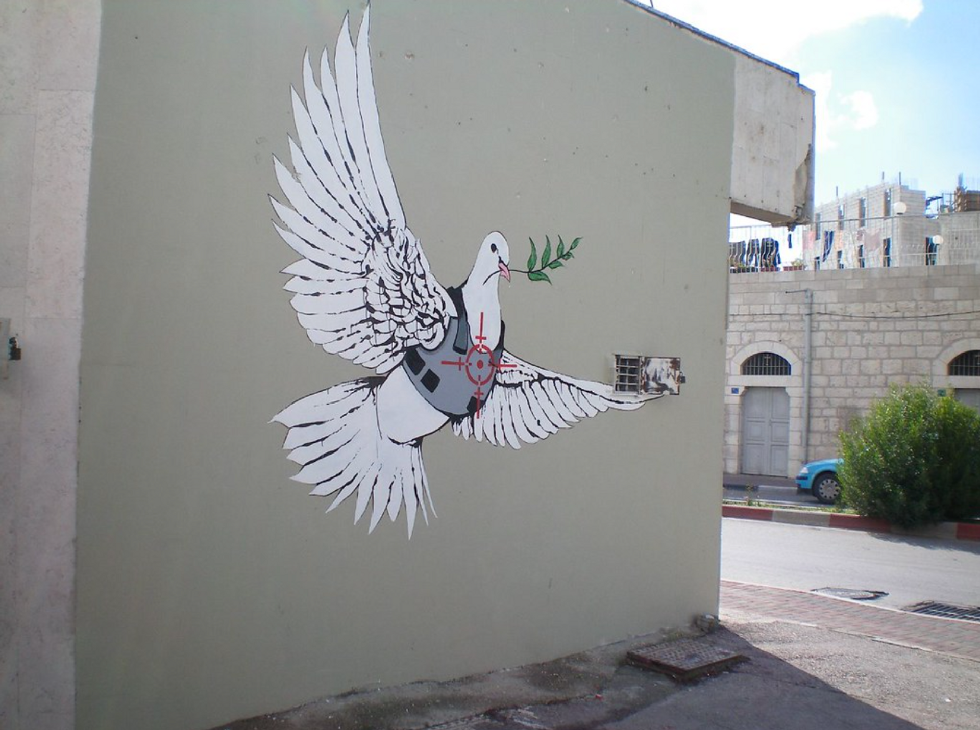 Dove of Peace, Bethlehem by Banksy - MyArtBroker