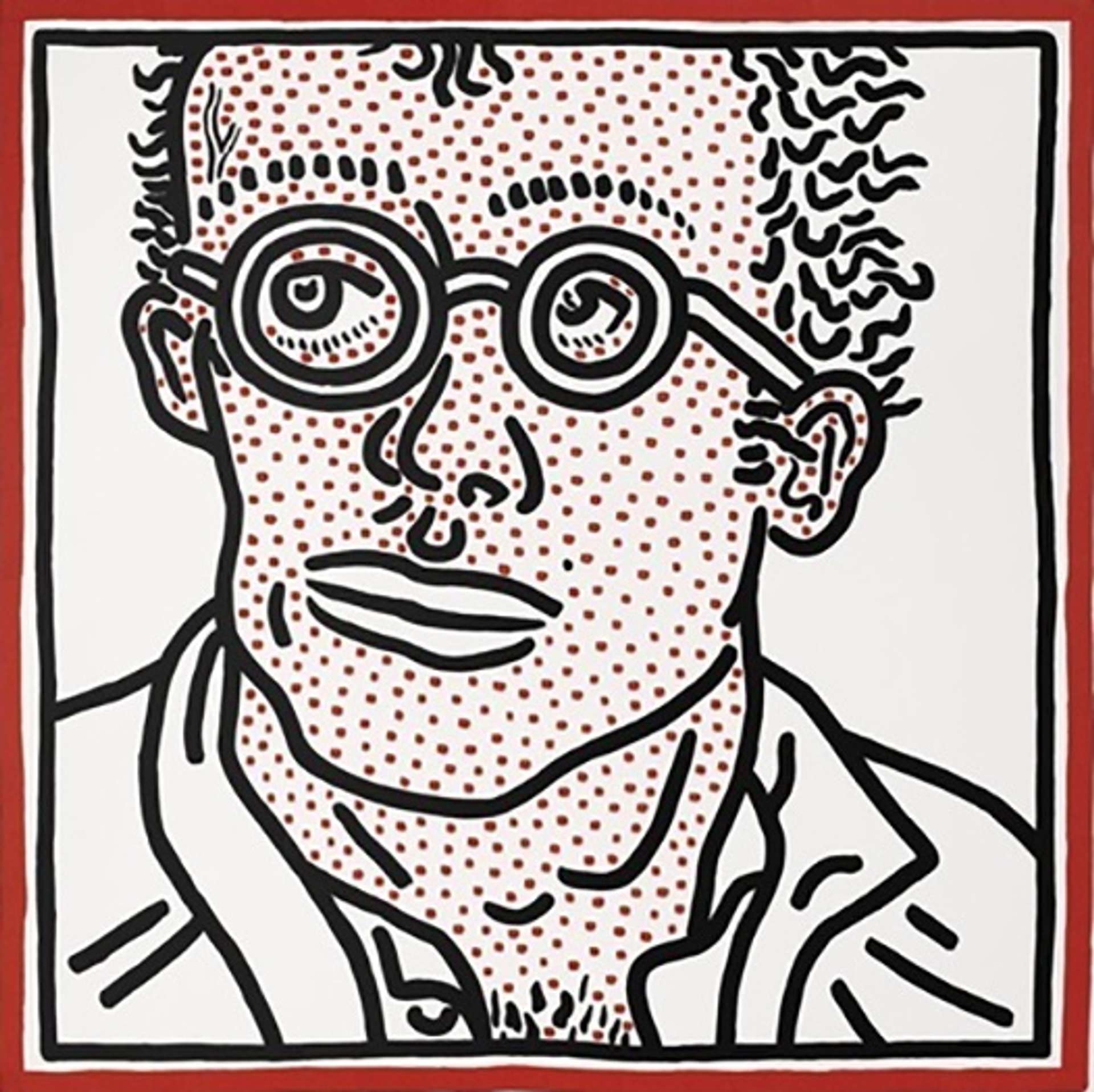 Self-Portrait For Tony by Keith Haring