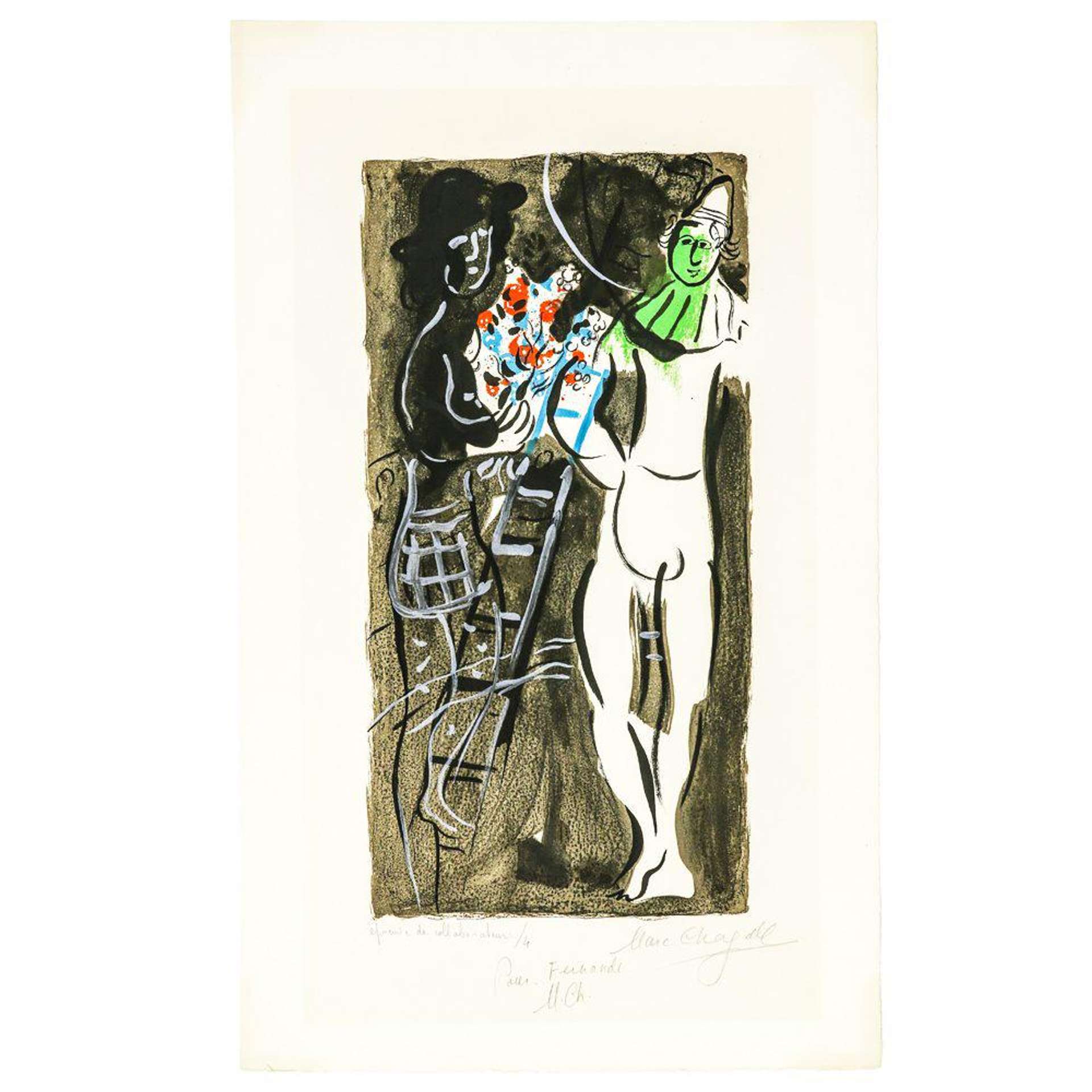 Entrée En Piste - Signed Print by Marc Chagall 1965 - MyArtBroker