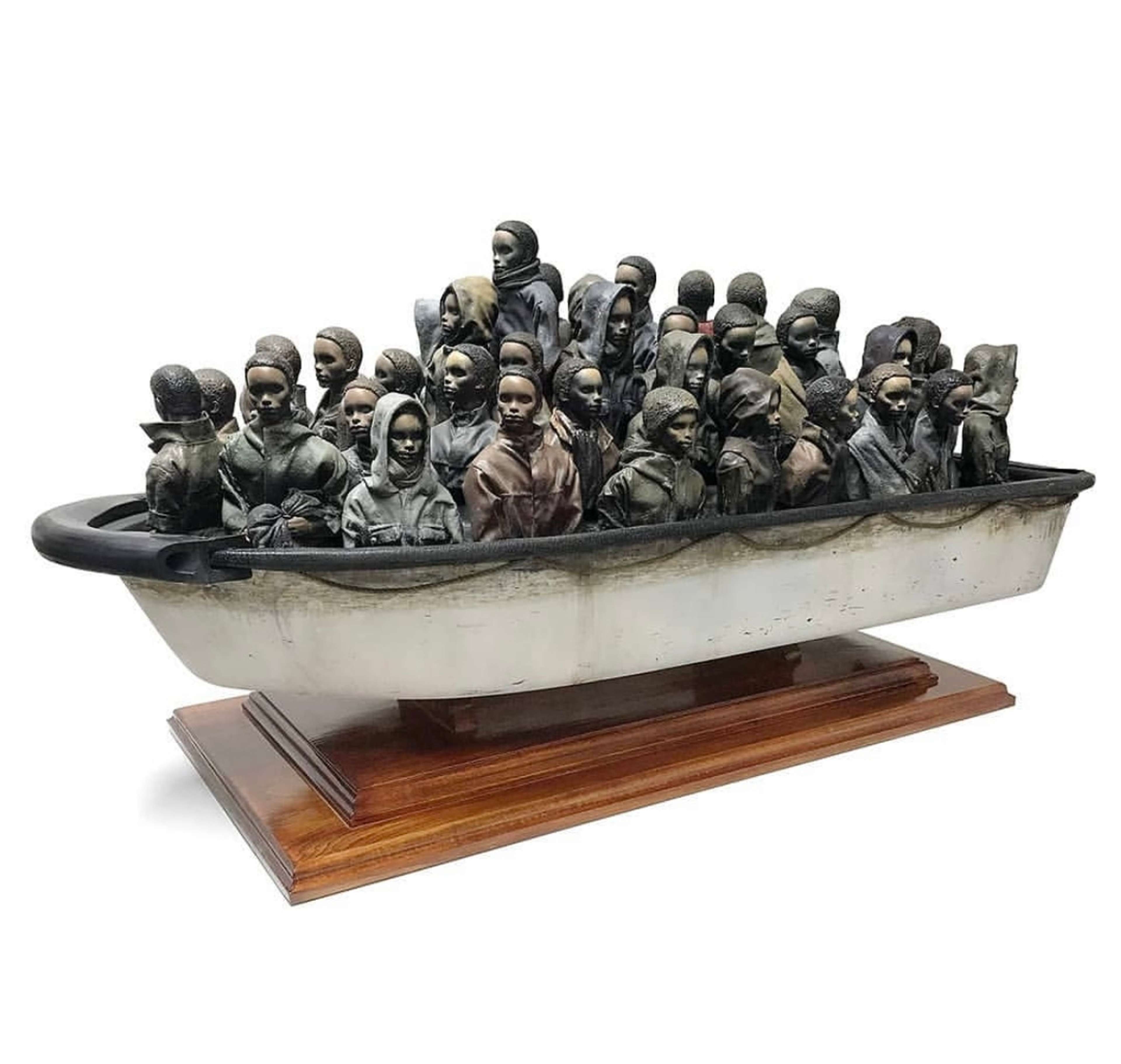 Image © Banksy Instagram / How Heavy It Weighs © Banksy 2015 