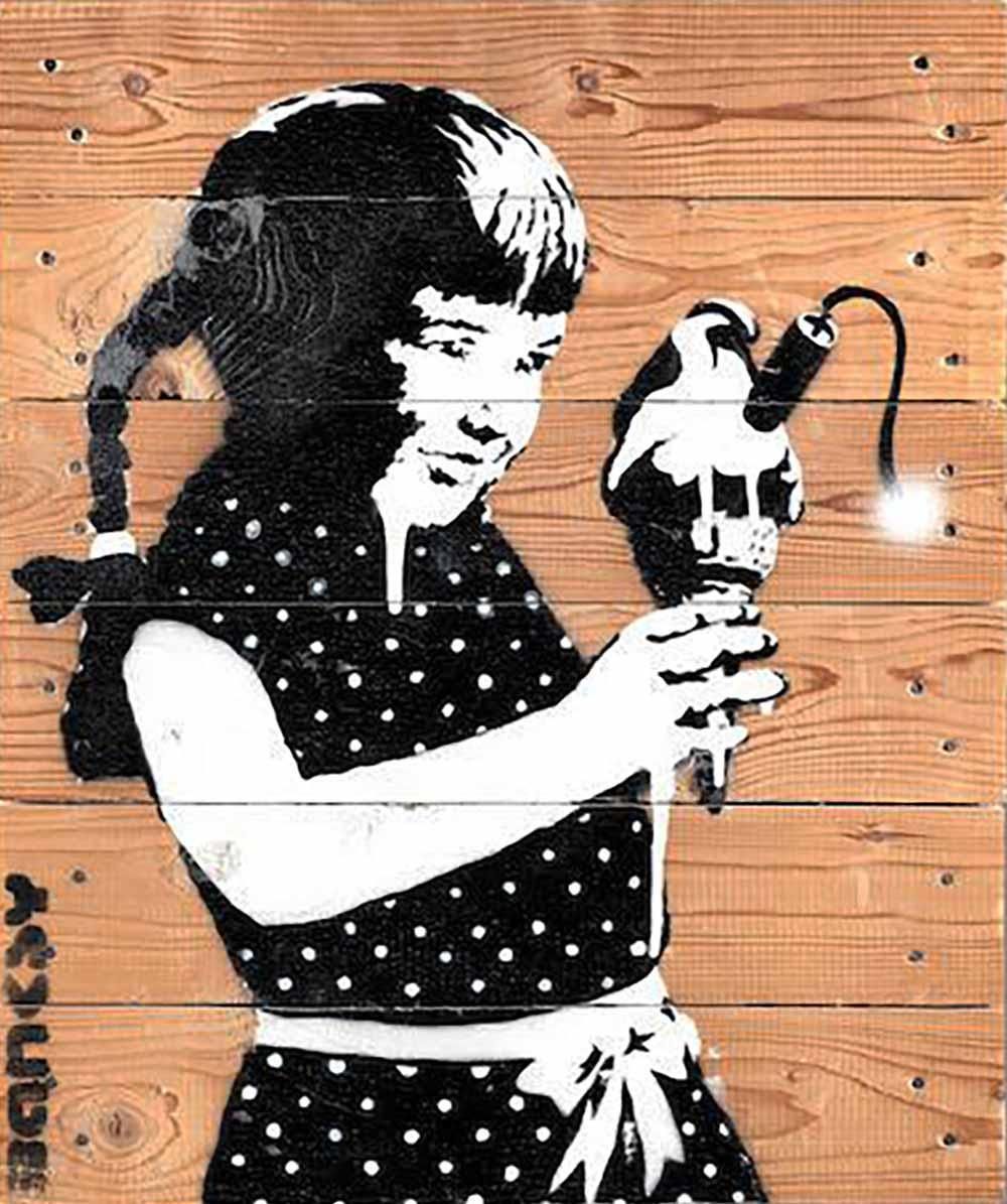 Banksy's Girl With Ice Cream On Palette | MyArtBroker | Article
