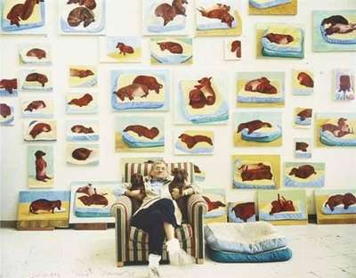 Dog Days - Signed Print by David Hockney 1993 - MyArtBroker