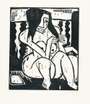 Karl Schmidt-Rottluff: Woman With Loose Hair - Signed Print