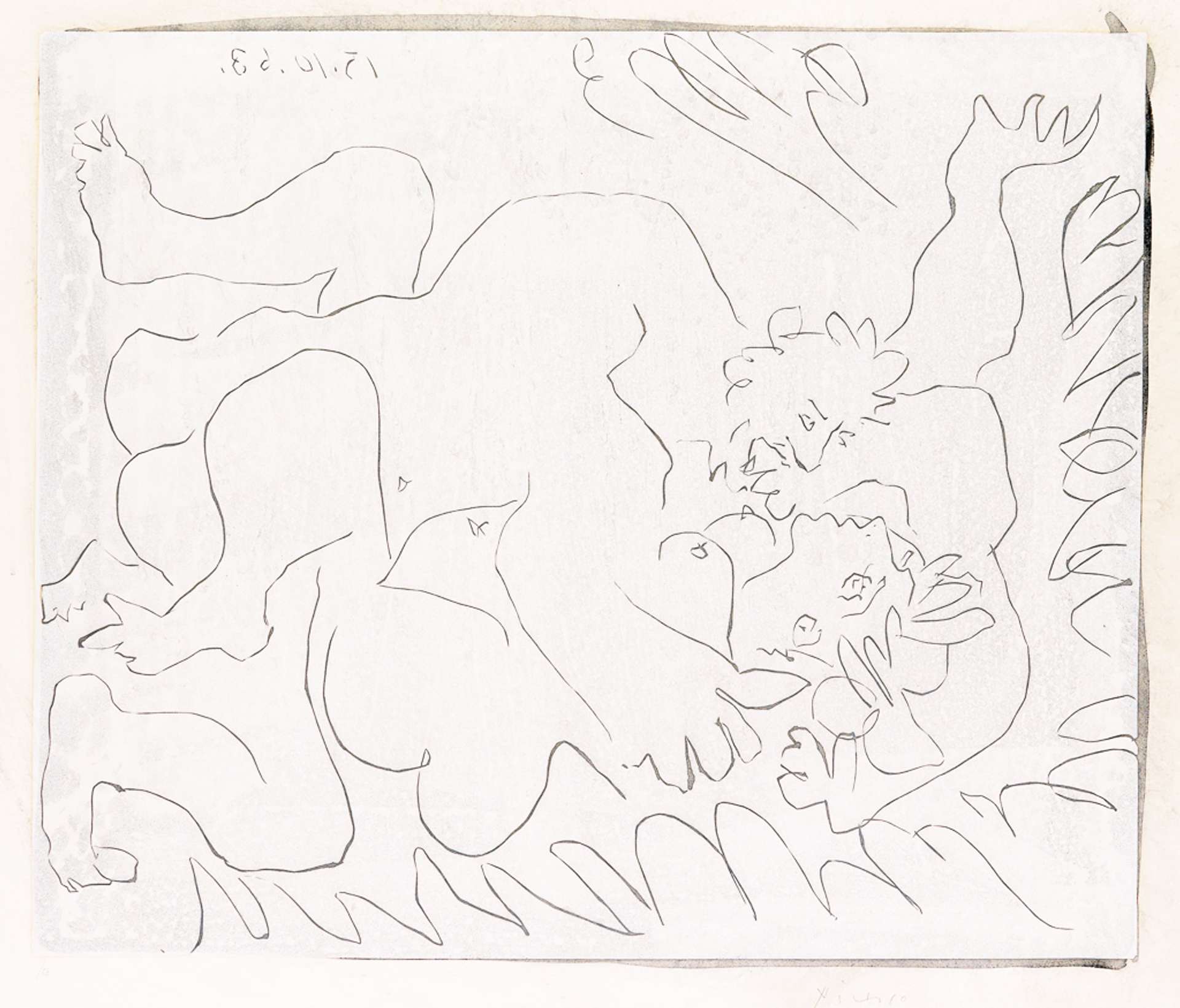 Pablo Picasso: Treinte - Signed Print