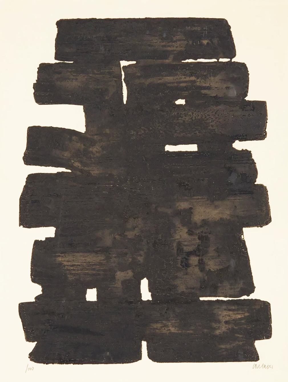 Pierre Soulages Eau-Forte XVI (Signed Print) 1961 | MyArtBroker