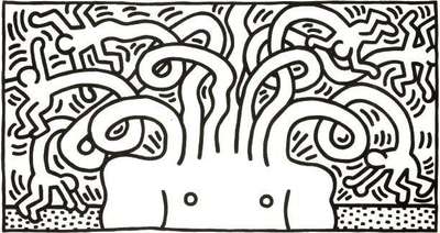 Medusa Head - Signed Print by Keith Haring 1986 - MyArtBroker