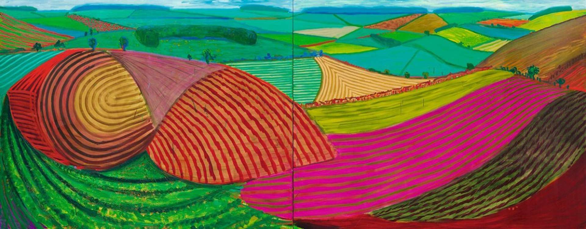 Double East Yorkshire by David Hockney