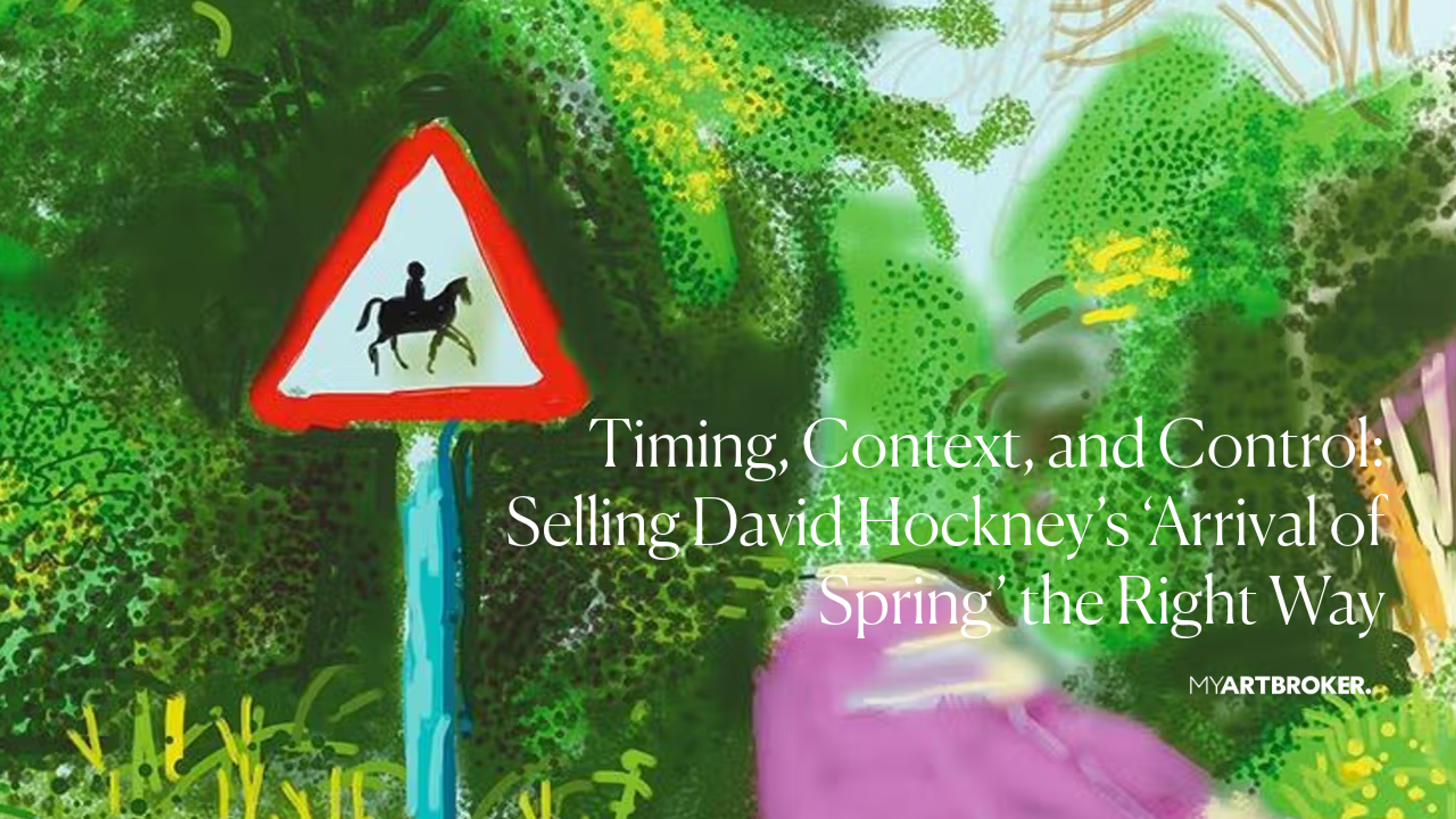 Selling David Hockney’s ‘Arrival of Spring’ Prints & Editions