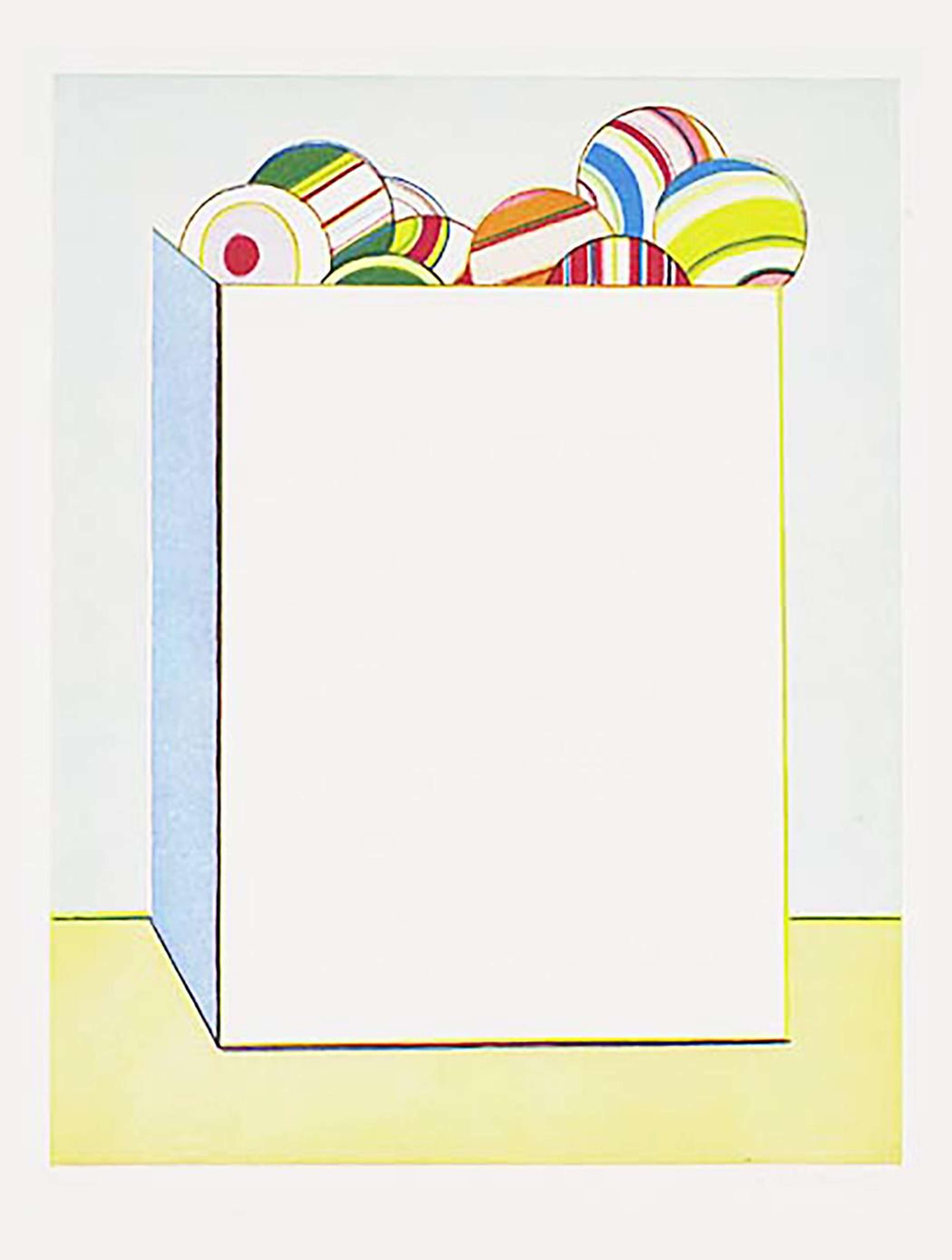 Boxed Balls - Signed Print by Wayne Thiebaud 1979 - MyArtBroker