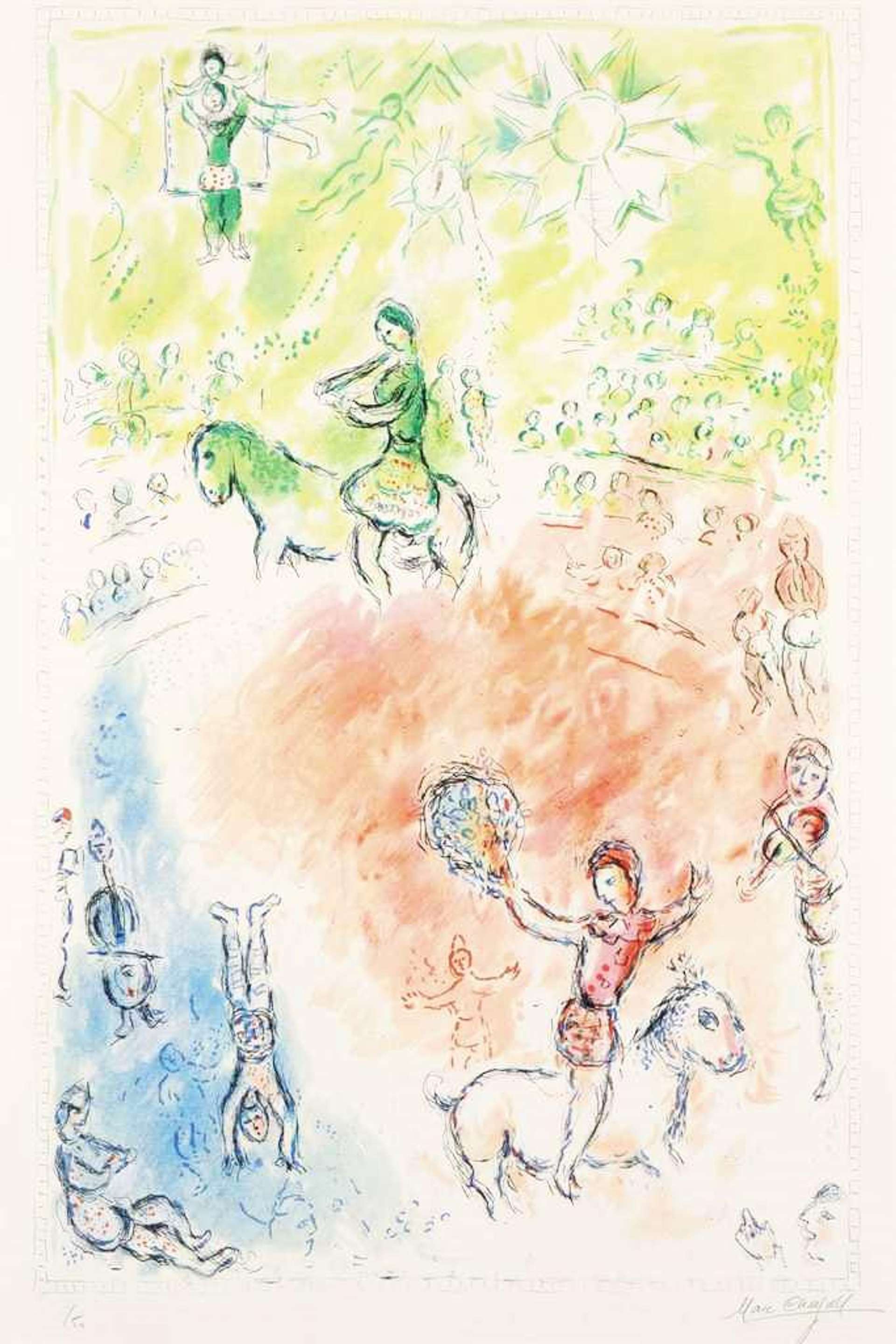La Parade - Signed Print by Marc Chagall 1980 - MyArtBroker