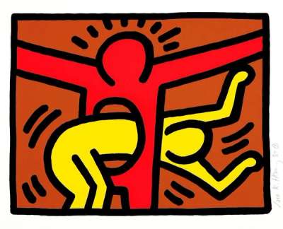 Keith Haring: Pop Shop IV, Plate II - Signed Print