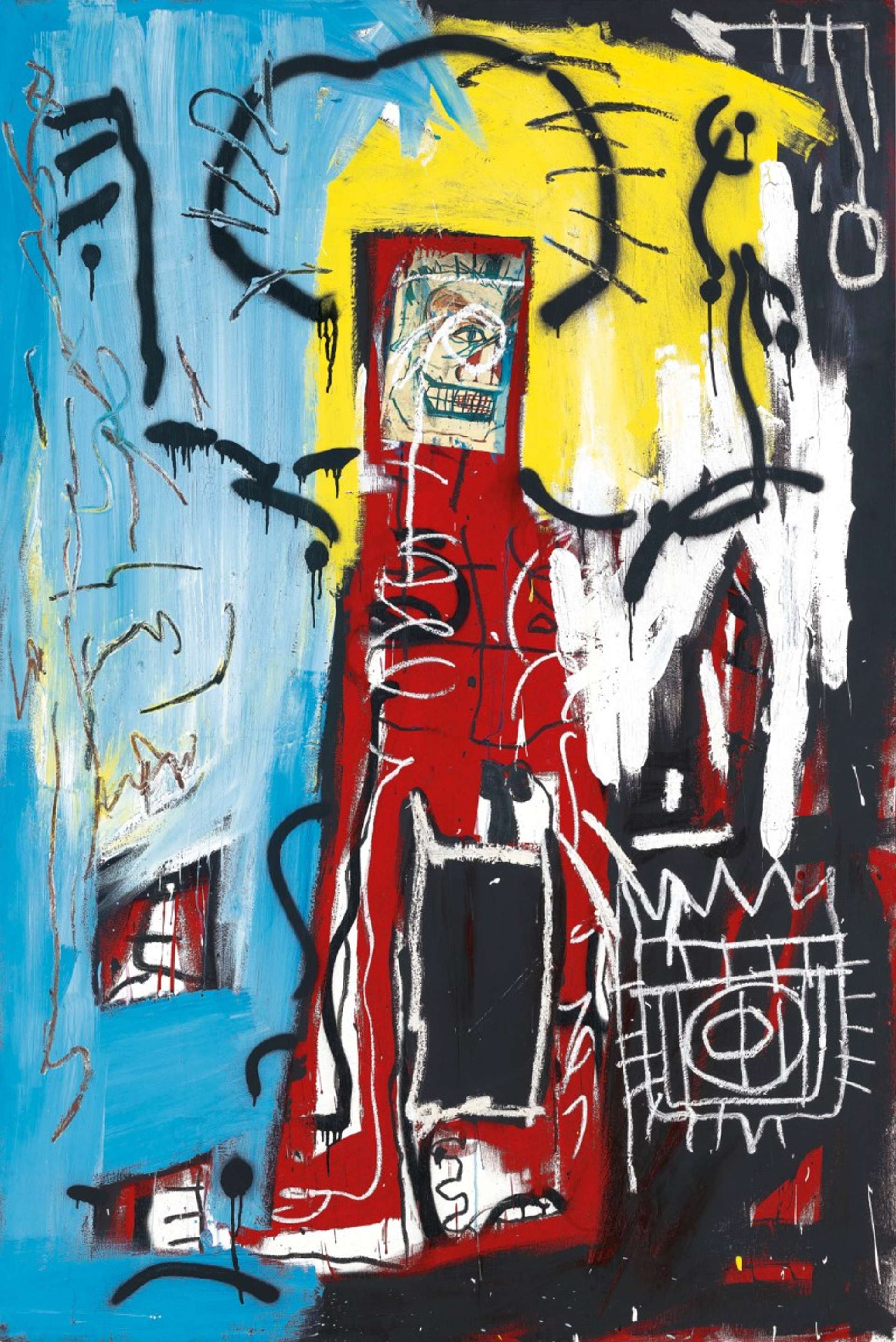 Untitled (One Eyed Man or Xerox Face) by Jean-Michel Basquiat