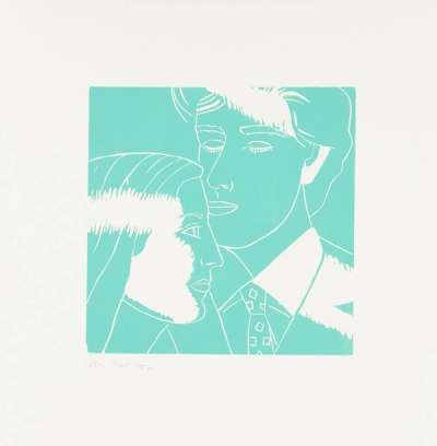 Kriti & Vincent - Signed Print by Alex Katz 1986 - MyArtBroker