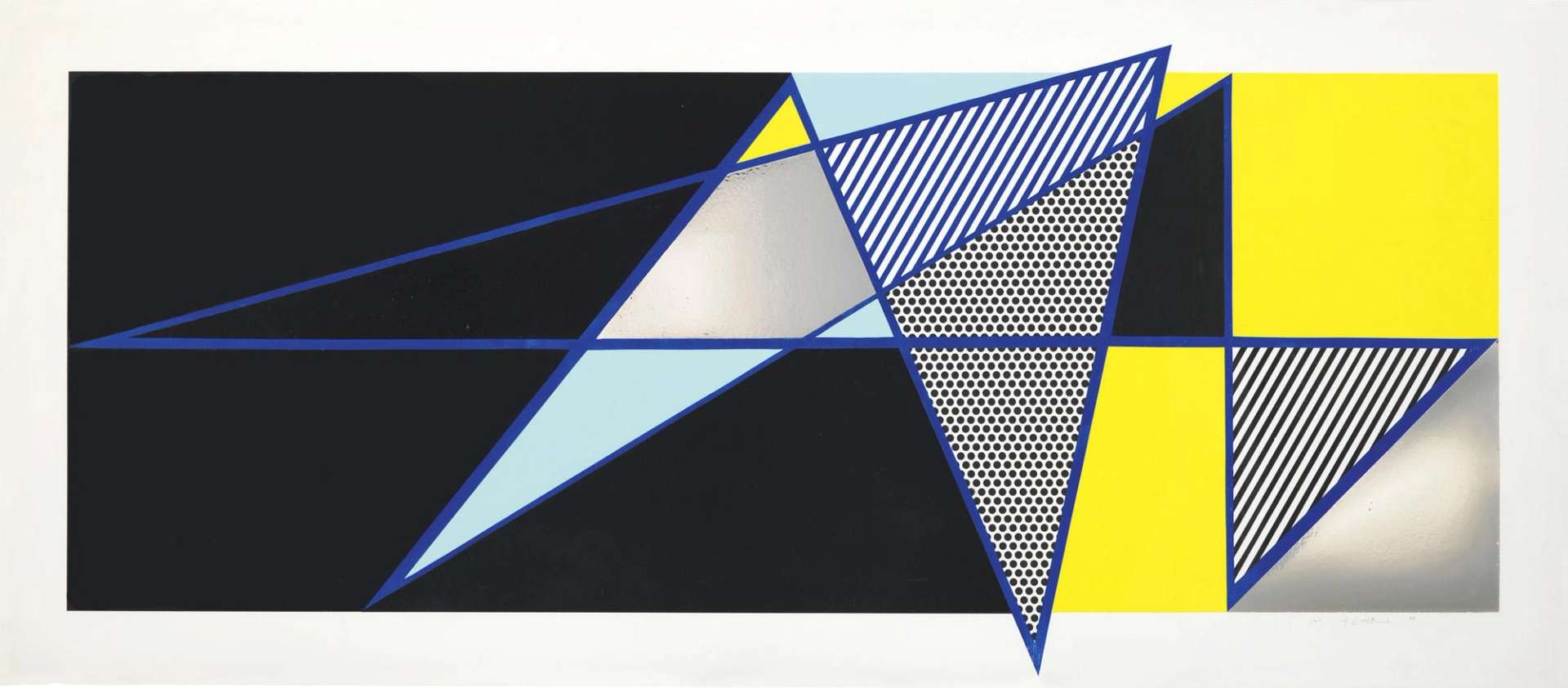 Imperfect (C. 220) - Signed Print by Roy Lichtenstein 1988 - MyArtBroker