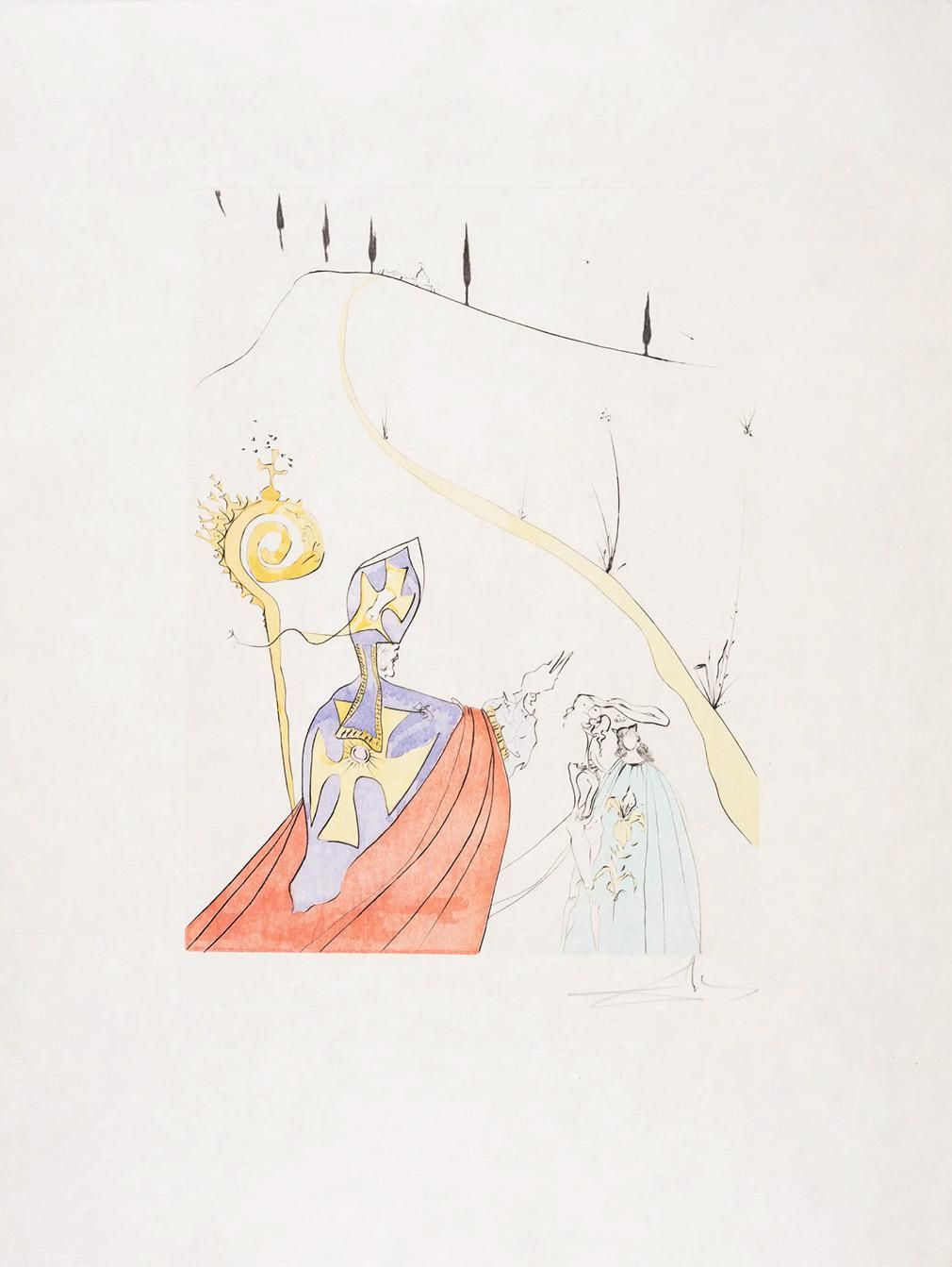 Salvador Dali Raphael, Le Mariage De La Vierge (Signed Print) 1974
