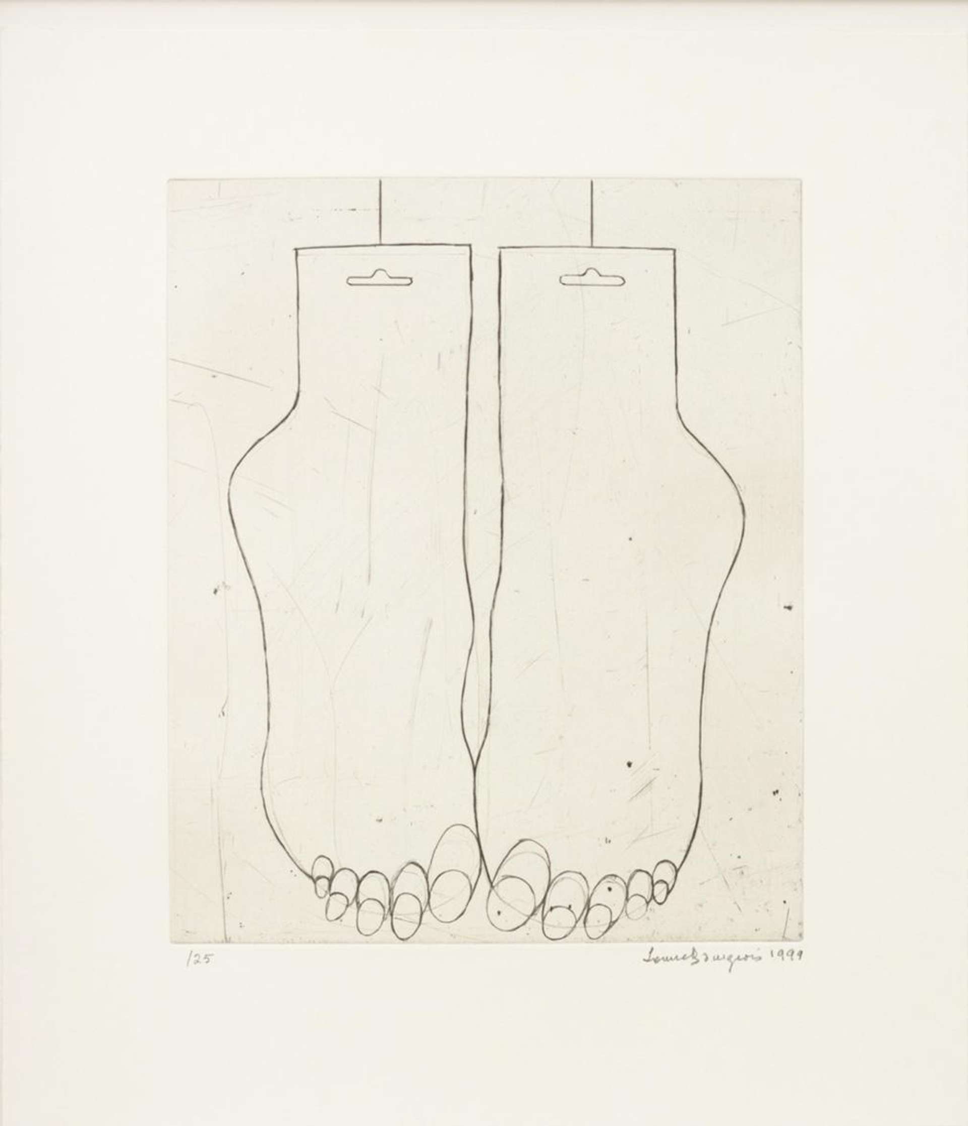 Feet - Signed Print by Louise Bourgeois 1999 - MyArtBroker