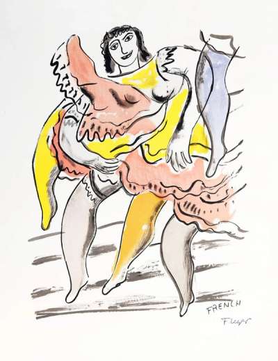 Le French Cancan - Signed Print by Fernand Leger 1959 - MyArtBroker