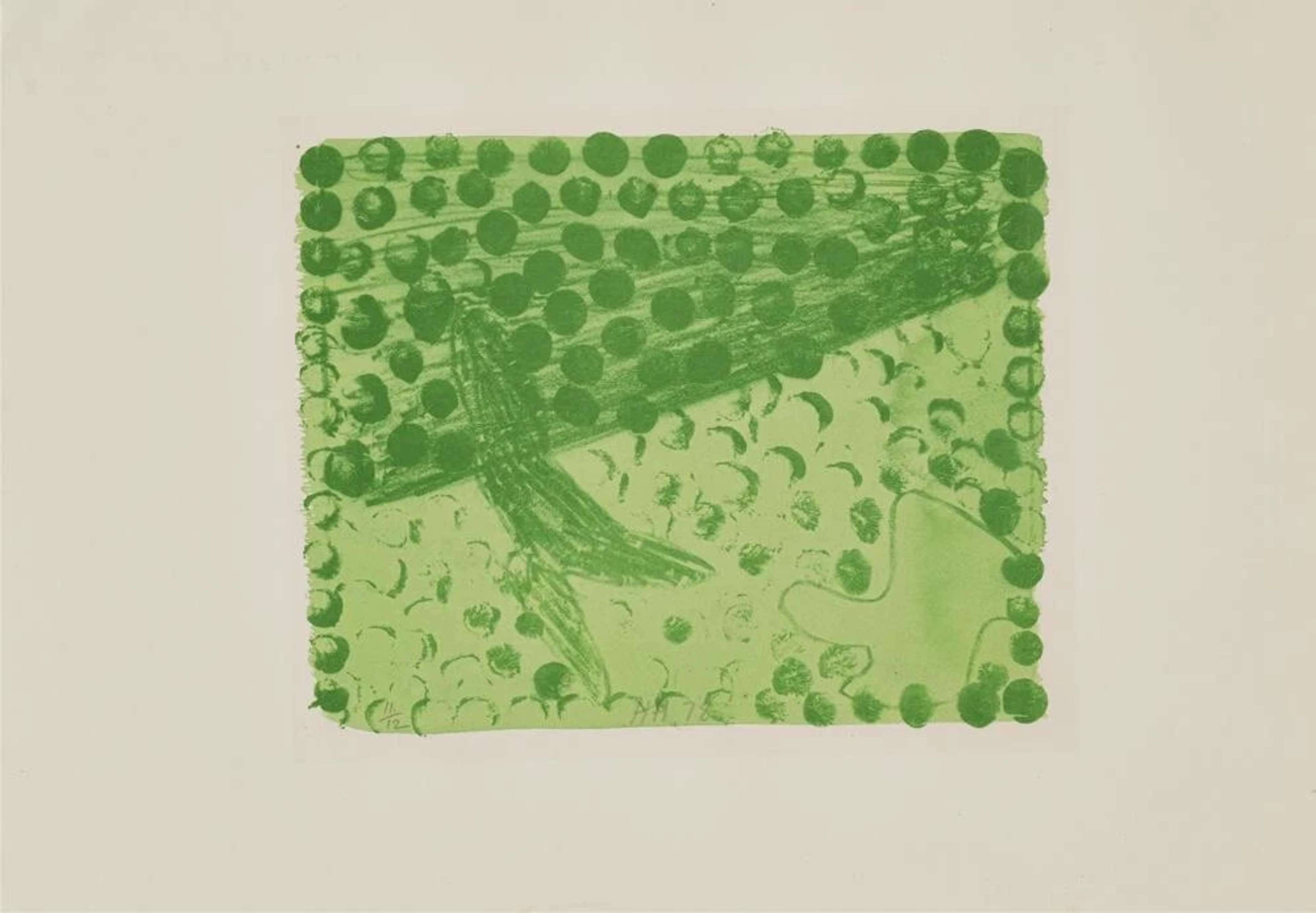 Green Chateau I - Signed Print by Howard Hodgkin 1978 - MyArtBroker