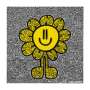 Mr Doodle: Yellow Flower - Signed Print