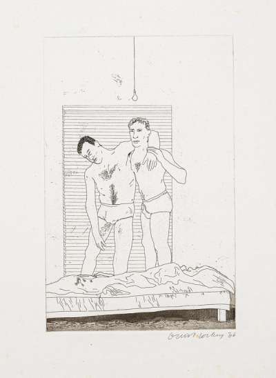 One Night - Signed Print by David Hockney 1966 - MyArtBroker