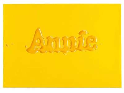 Ed Ruscha: Annie - Signed Print