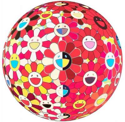 Takashi Murakami Flower Ball (Annular Solar Eclipse) Print