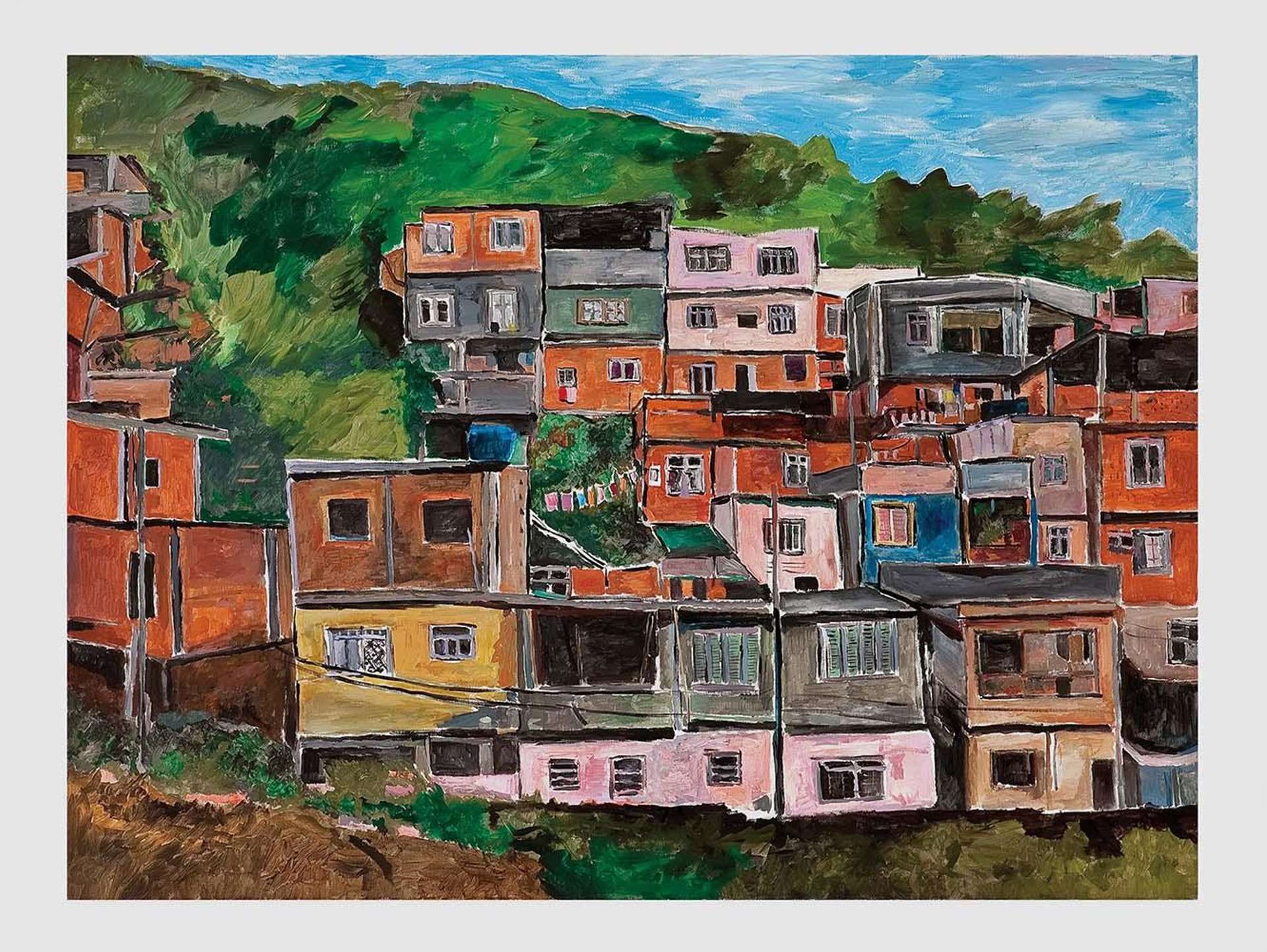 Favela Villa Candido - Signed Print by Bob Dylan 2015 - MyArtBroker
