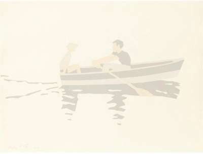 Alex Katz: Rowboat - Signed Print