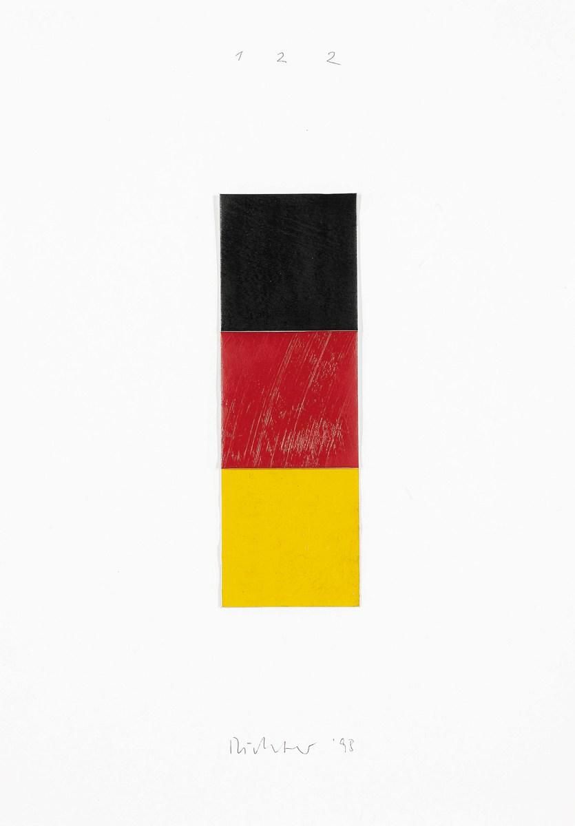 Gerhard Richter Grün Blau Rot (Green, Blue, Red) (Signed