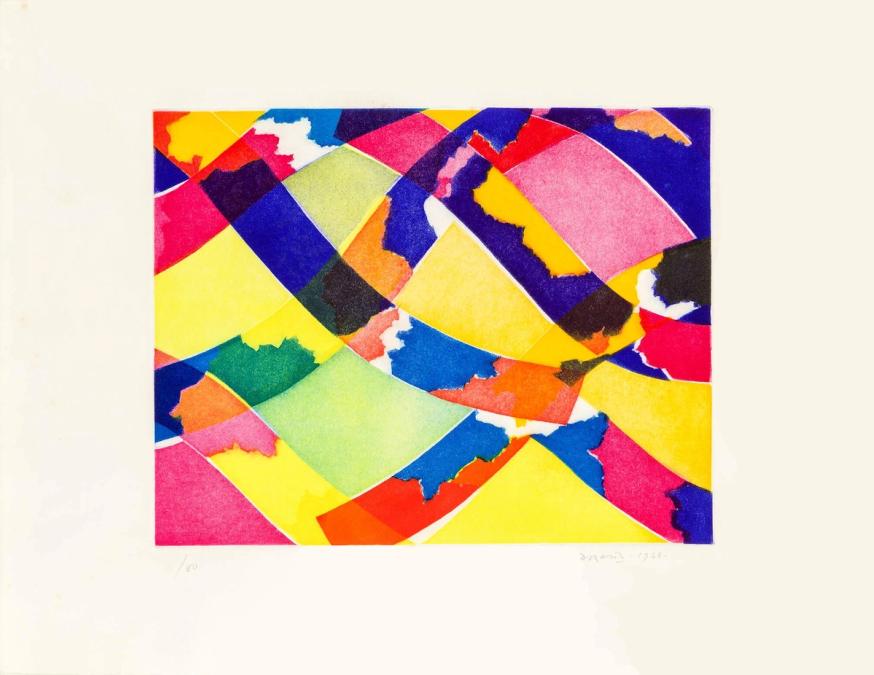 Piero Dorazio Untitled (1968) (Signed Print) 1968