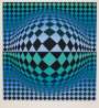 Victor Vasarely: Vega Wa-A - Signed Print