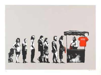 Festival (Destroy Capitalism) - Signed Print by Banksy 2006 - MyArtBroker