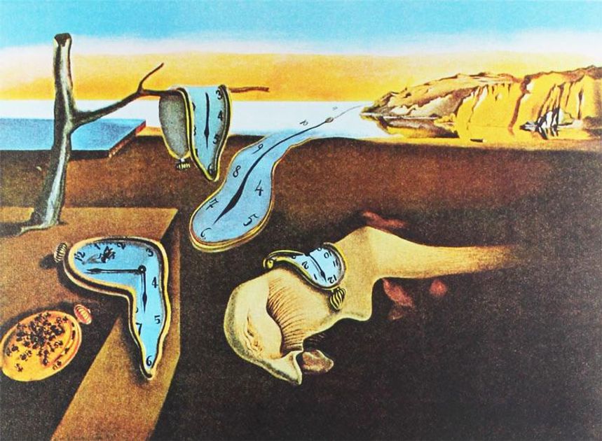 Salvador Dali Persistence Of Memory (Signed Print) 1974