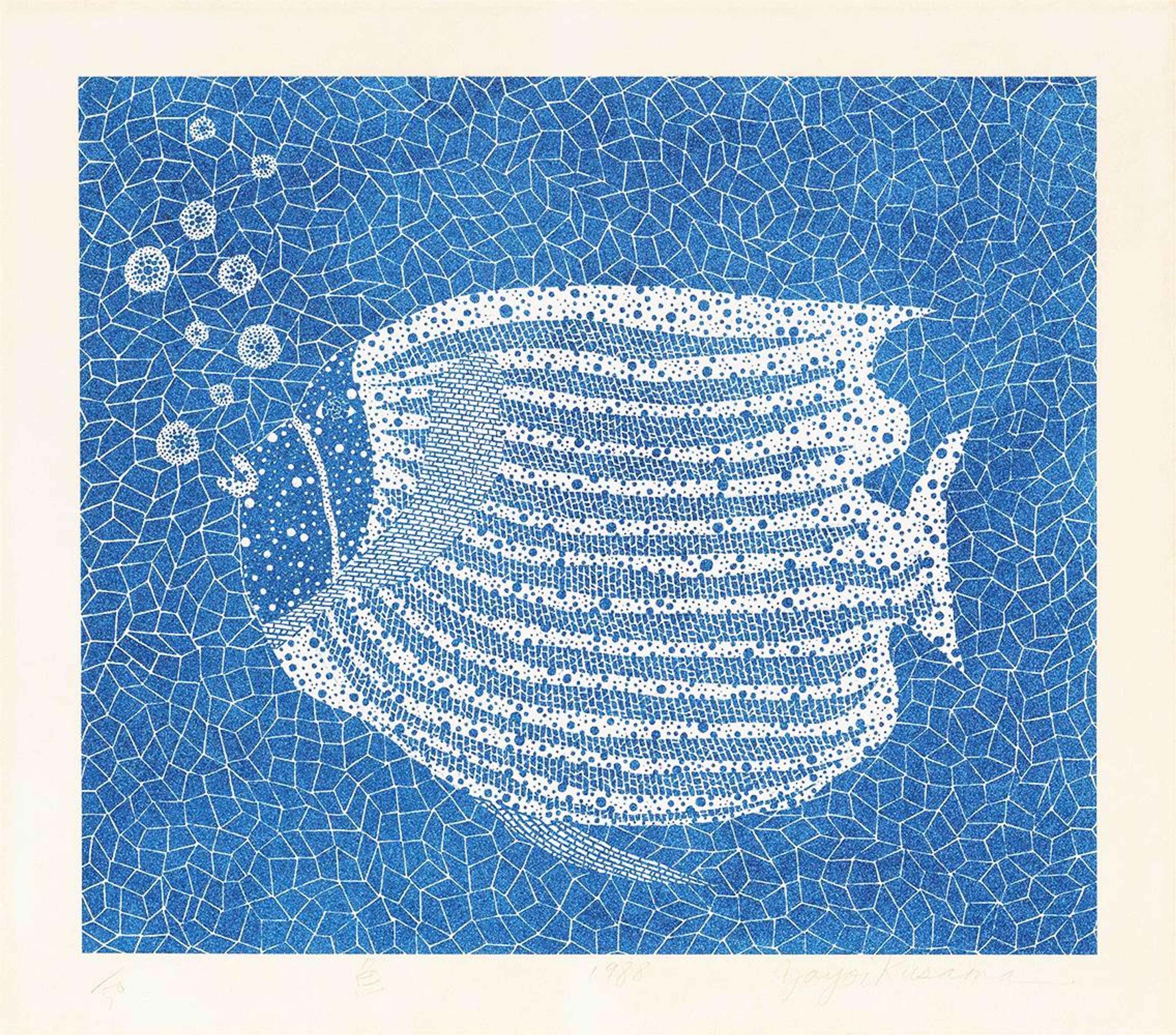 Fish - Signed Print by Yayoi Kusama 1988 - MyArtBroker