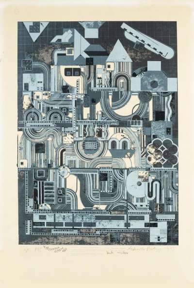 Calcium Light Night 8 - Signed Print by Eduardo Paolozzi 1977 - MyArtBroker