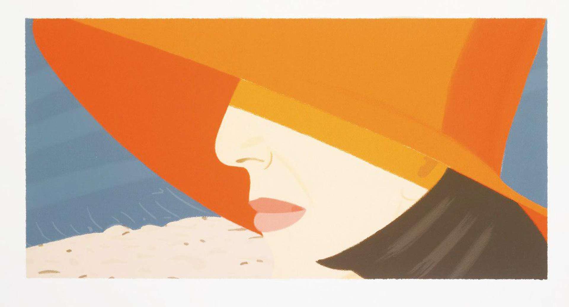 Orange Hat - Signed Print by Alex Katz 1990 - MyArtBroker