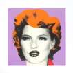 Kate Moss (purple) - Signed Print