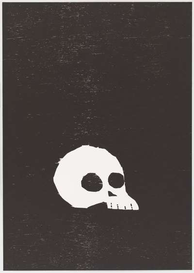 Untitled (Skull) - Signed Print by David Shrigley 2008 - MyArtBroker