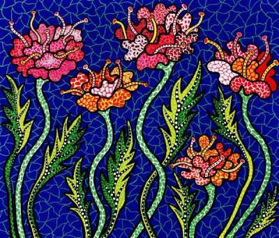 Summer Flowers - Signed Print by Yayoi Kusama 1990 - MyArtBroker