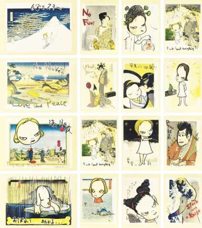 In The Floating World - Signed Print by Yoshitomo Nara 1999 - MyArtBroker