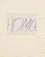 Cy Twombly: Homer - Signed Print